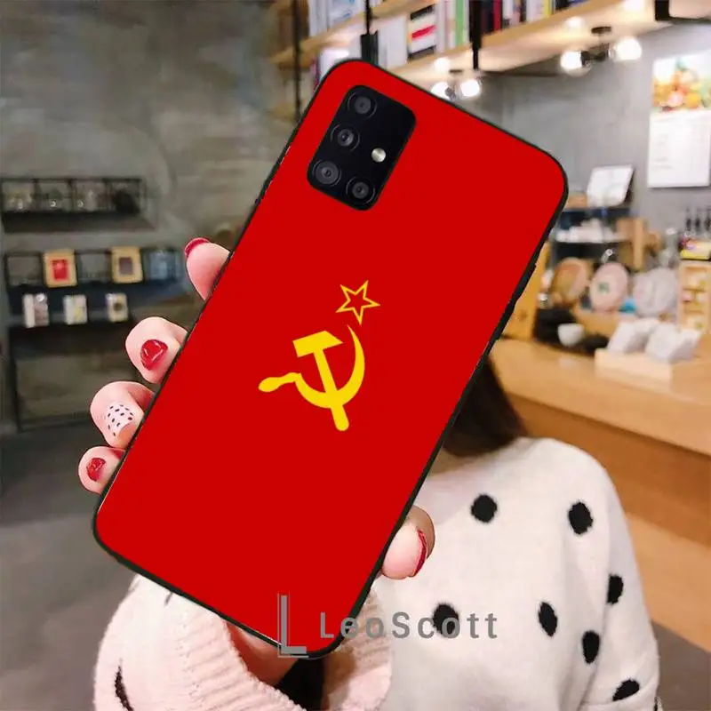 

Soviet Union USSR Grunge Flag Phone Case For Samsung galaxy S 7 8 9 10 20 edge A 6 10 20 30 50 51 70 note 10 plus