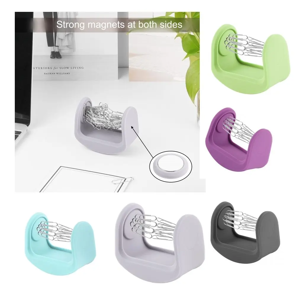 

Магнитный силиконовый держатель-клипса для бумаги, органайзер для офисного стола