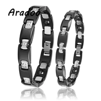 aradoo magnetic bracelet korea stainless steel bracelet metal bracelet clasp bracelet holiday gift mens bracelet for bracelet