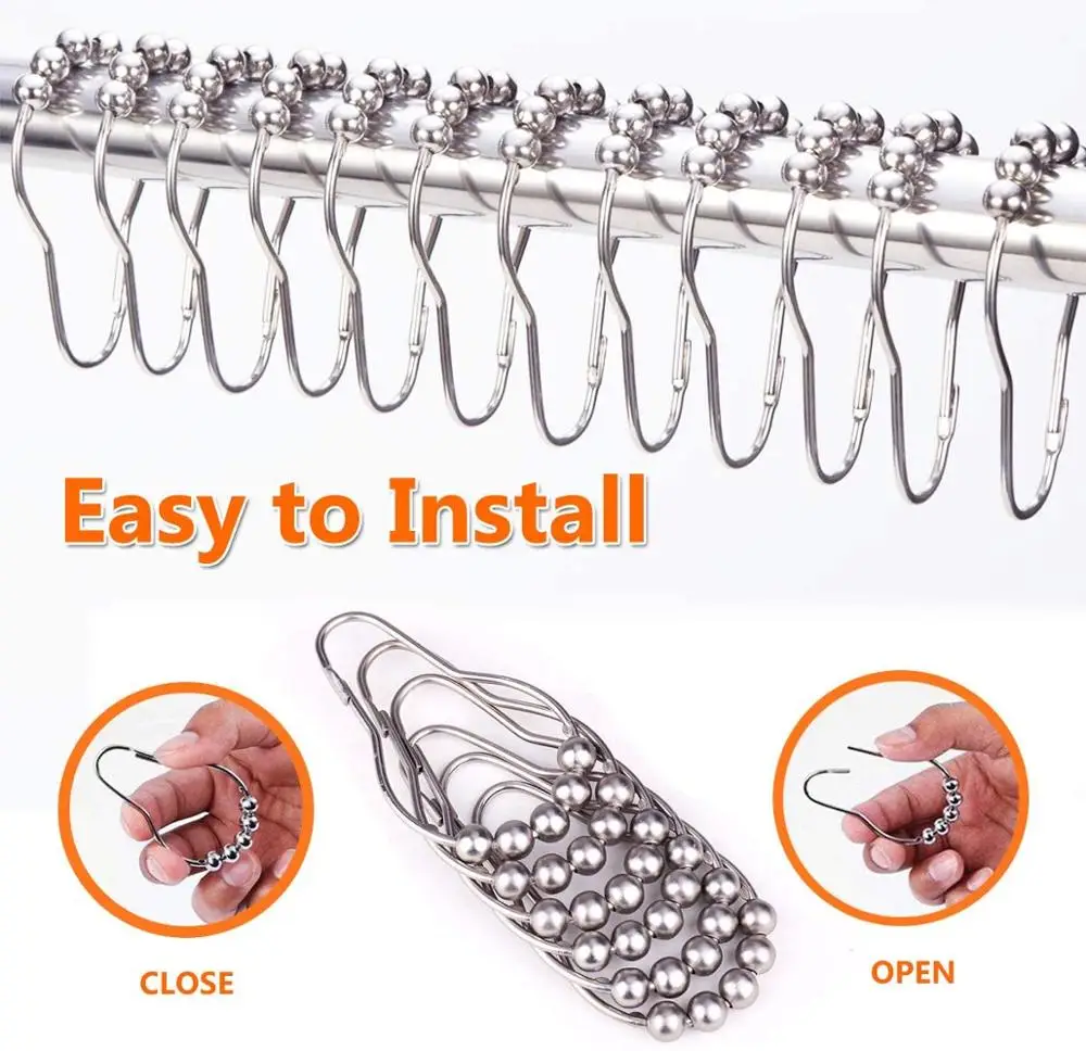 10 шт./упаковка кольца для душевой занавески | Дом и сад