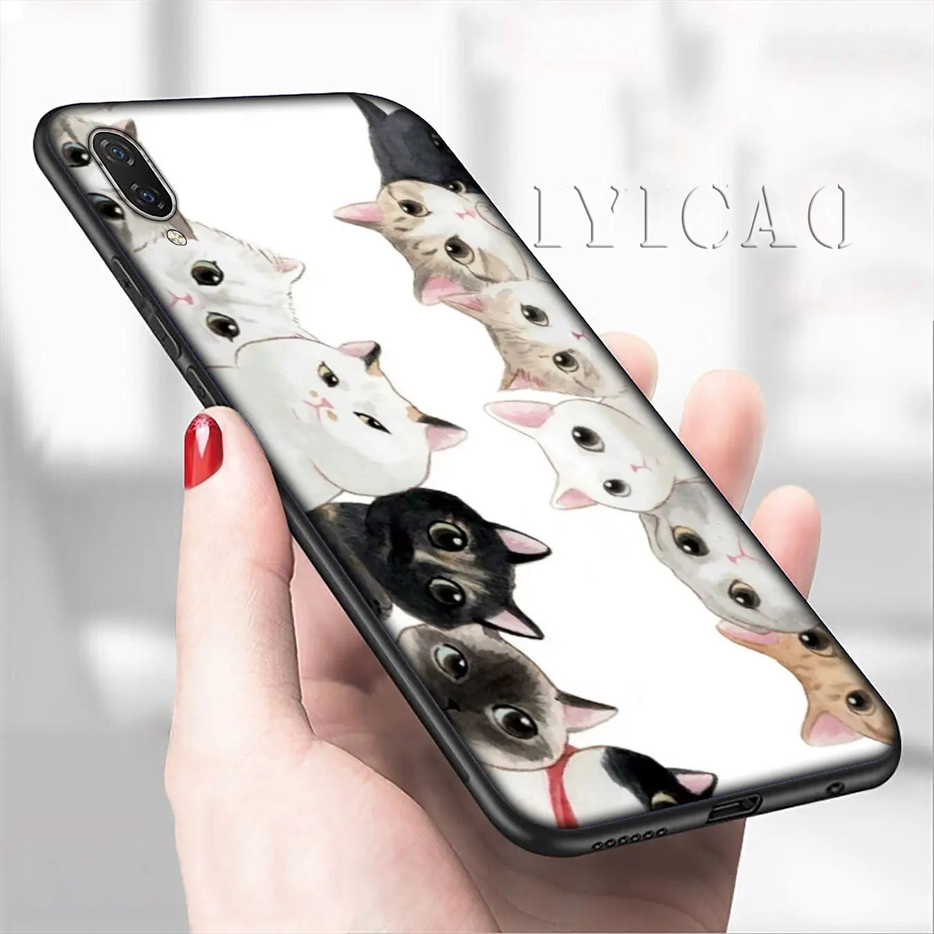 IYICAO кошки милый мягкий чехол для телефона Xiaomi mi 9 9T A3 PRO CC9 CC9E 8 A2 Lite A1 6 6X 5X f1 макс 3 |