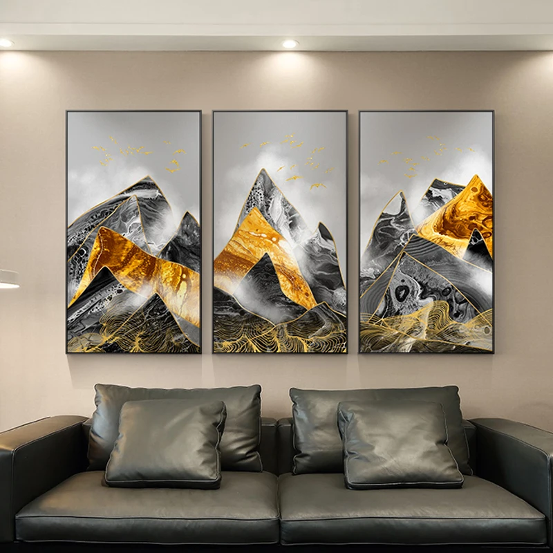 Современный настенный постер большого размера с изображением природного