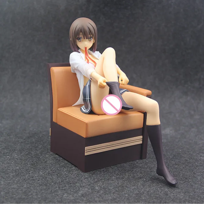 

Anime Saenai Heroine No Sodatekata Katou Megumi Sofa Ver PVC Action Figure Collectible Model Doll Toy 18cm