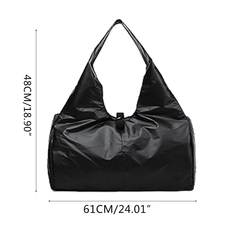 

X5QF Waterproof Dry Water Wet Separation Gym Bag Women Fitness Yoga Mat Training