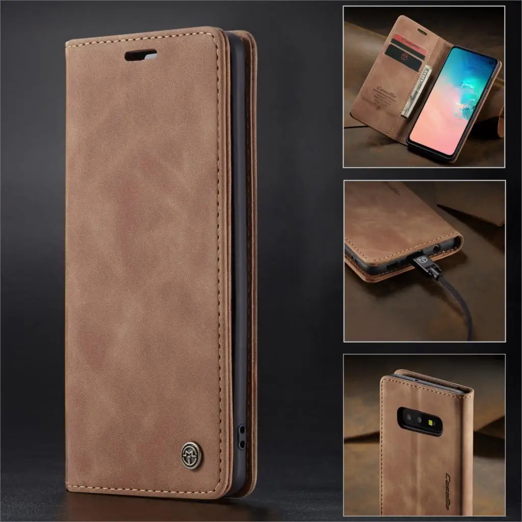 Чехол для телефона Samsung Galaxy S10E S10PLUS флип-кейс чехол S10 Plus S 10 кожаный чехол-кошелек
