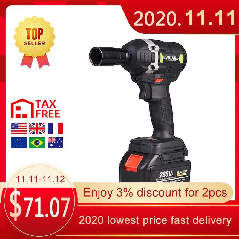 

Шуруповерт ударный аккумуляторный, нм, со светодиодсветильник кой