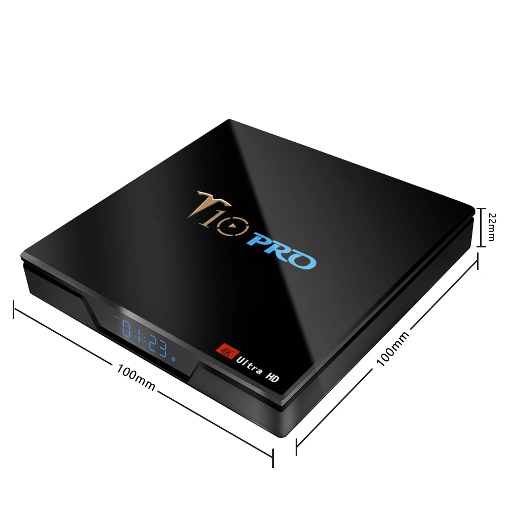 ТВ приставка T10 PRO Android Amlogic S905X2 четырехъядерный процессор DDR4 4 Гб ОЗУ 64 ПЗУ 2 4G