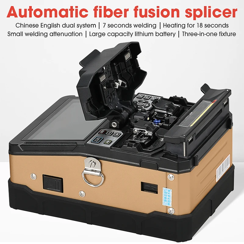 FS 60C Золотой автоматический Сплайсер машина волоконно оптический для сращивания