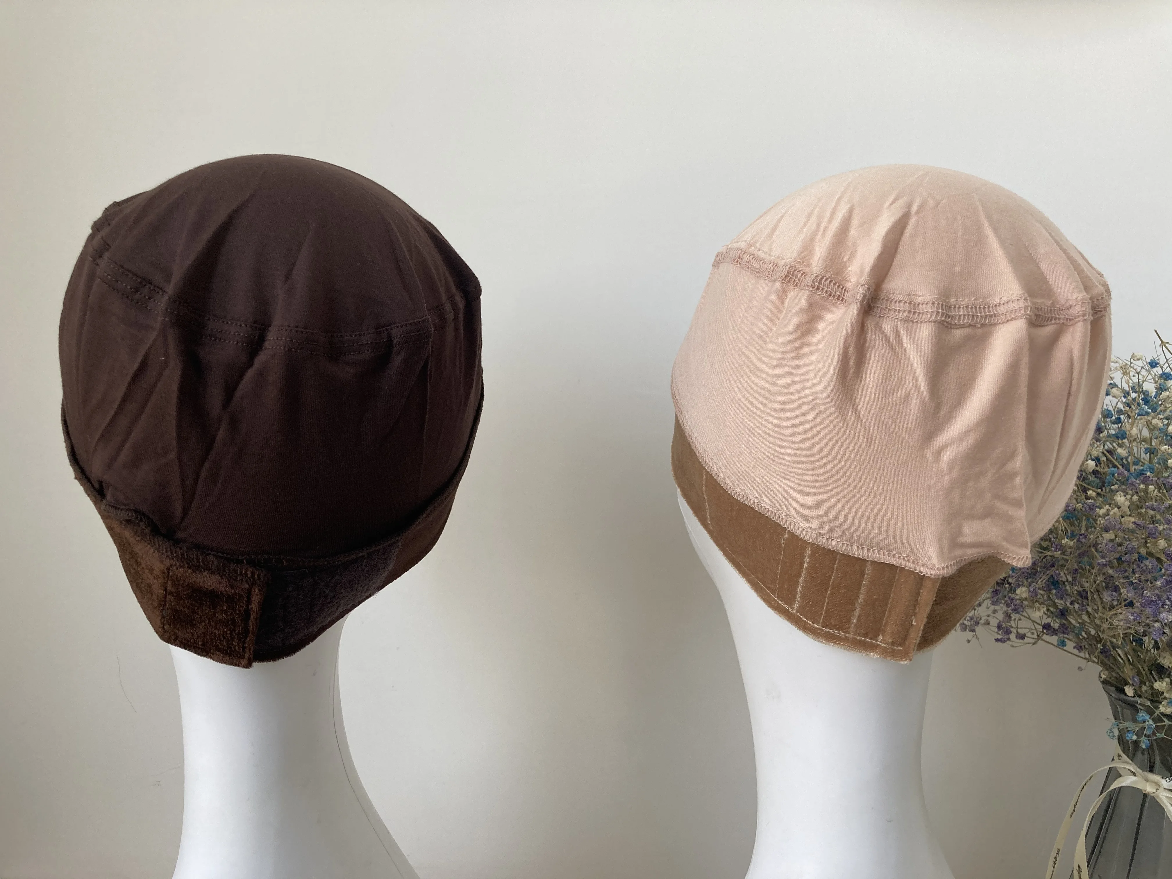 S Wig Grip Cap с регулируемой липучкой для пациентов раком бархатная головная повязка