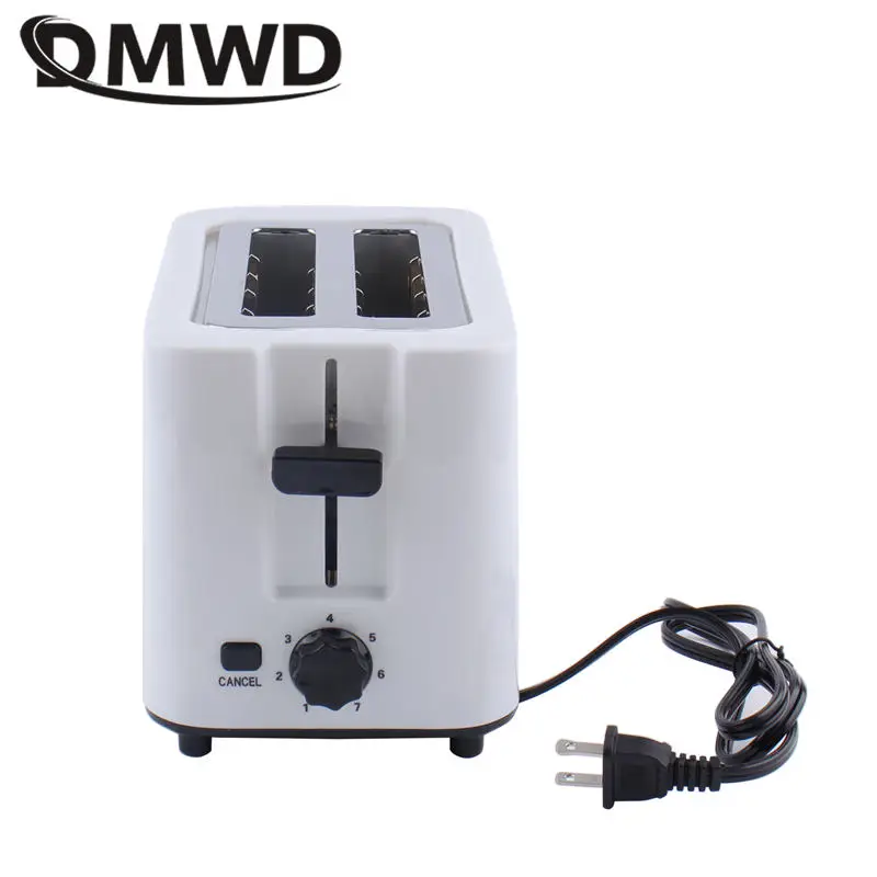 Домашний электрический тостер для хлеба DMWD с 2 ломтиками автоматическая