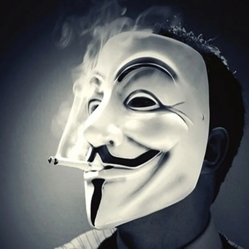 V for Vendetta маска Страшные маски на Хеллоуин вечерние маске маскарад Косплэй
