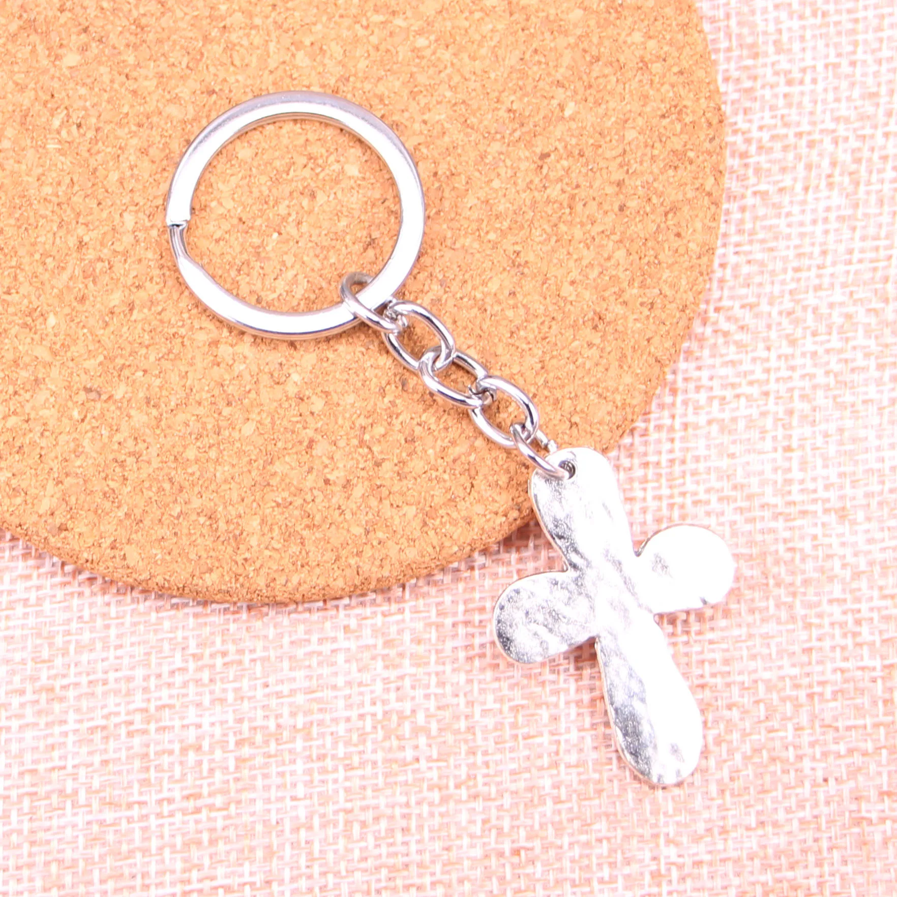 20 шт брелок в виде креста 37*27 мм Подвески автомобильный кольцо держатель Брелок