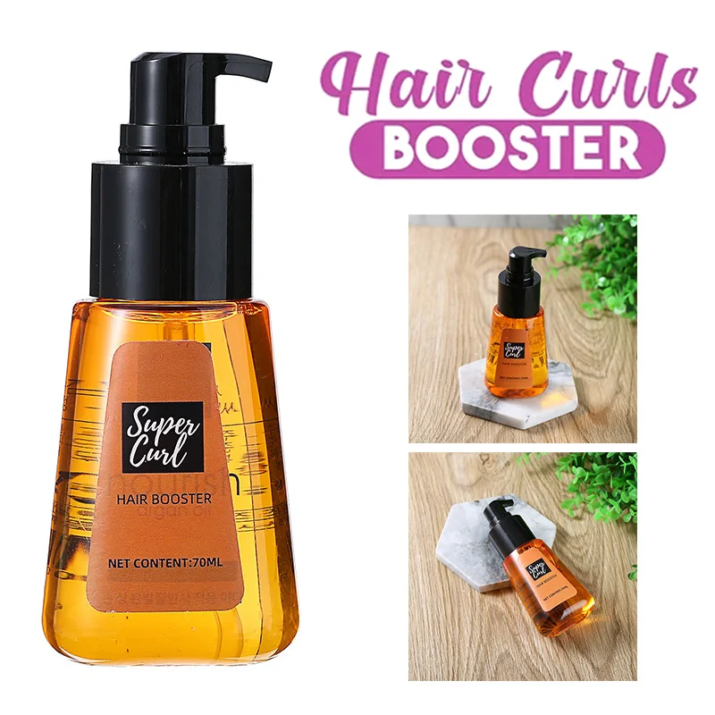 

70ml Super Curl Defining Styling Essence Hair Booster Shine Moisturize Nourished Defined Curls For All Hair Types