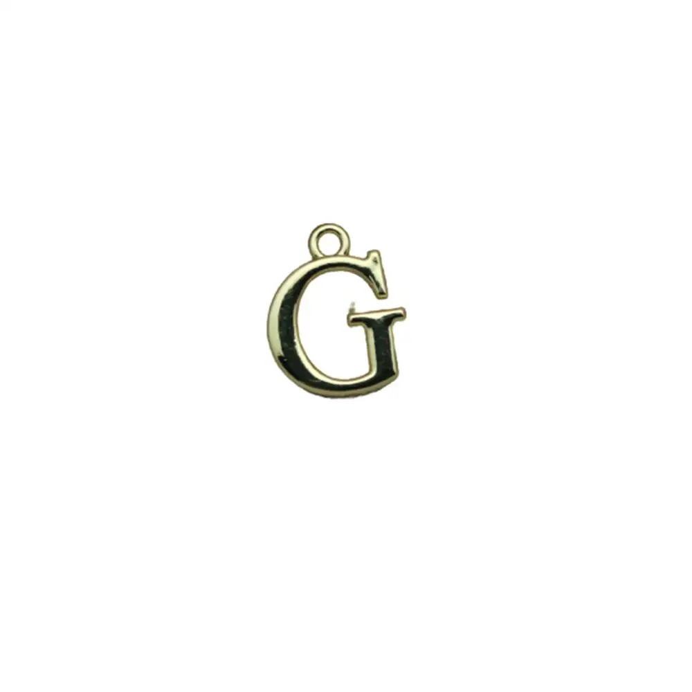 

10pcs/Lot A-Z Alphabet Charms Golden Tone Zinc Alloy 26 Letters Pendants Fit Jewelry DIY Accessories Earring Bracelet Floating