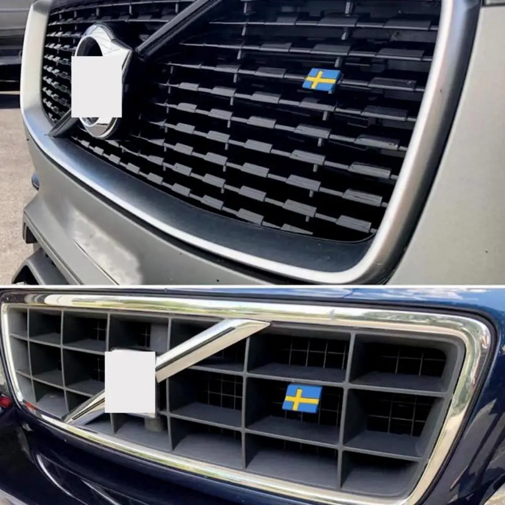 Шведский флаг ярлык наклейка с эмблемой для стайлинга автомобиля
