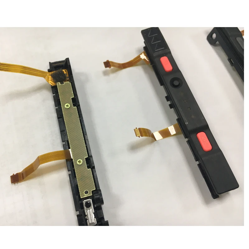 Оригинальные б/у L R запасные части для NS Switch Joycon правый левый пластиковый слайдер