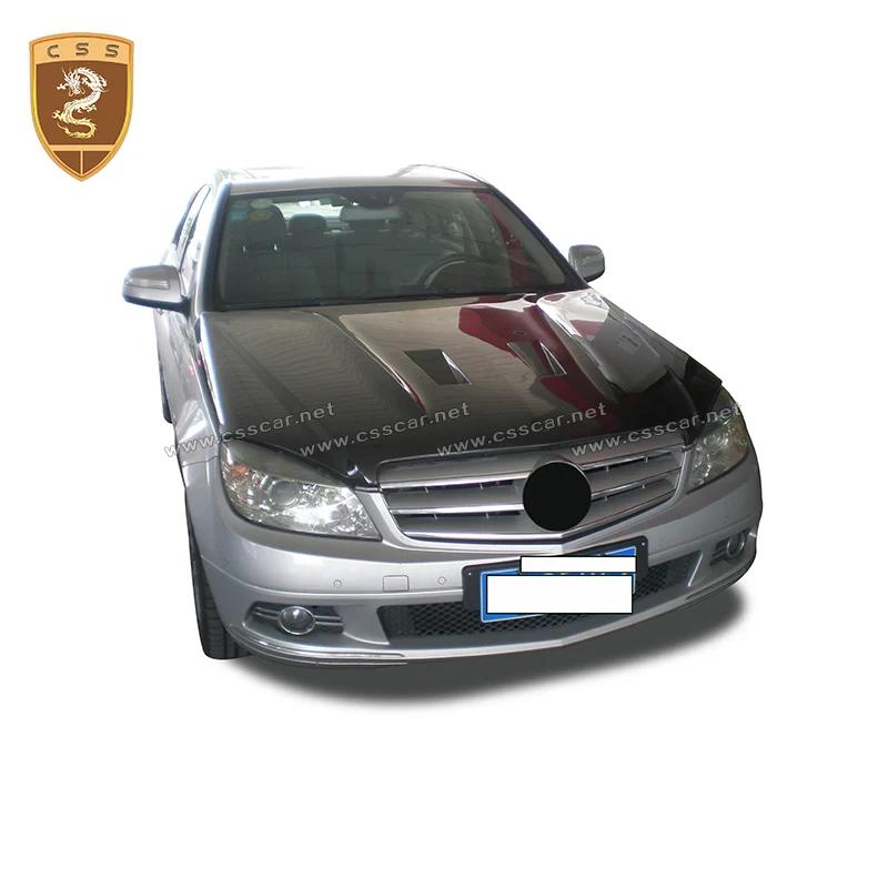Капот из углеродного волокна крышка двигателя капот для класса C W204 аксессуары