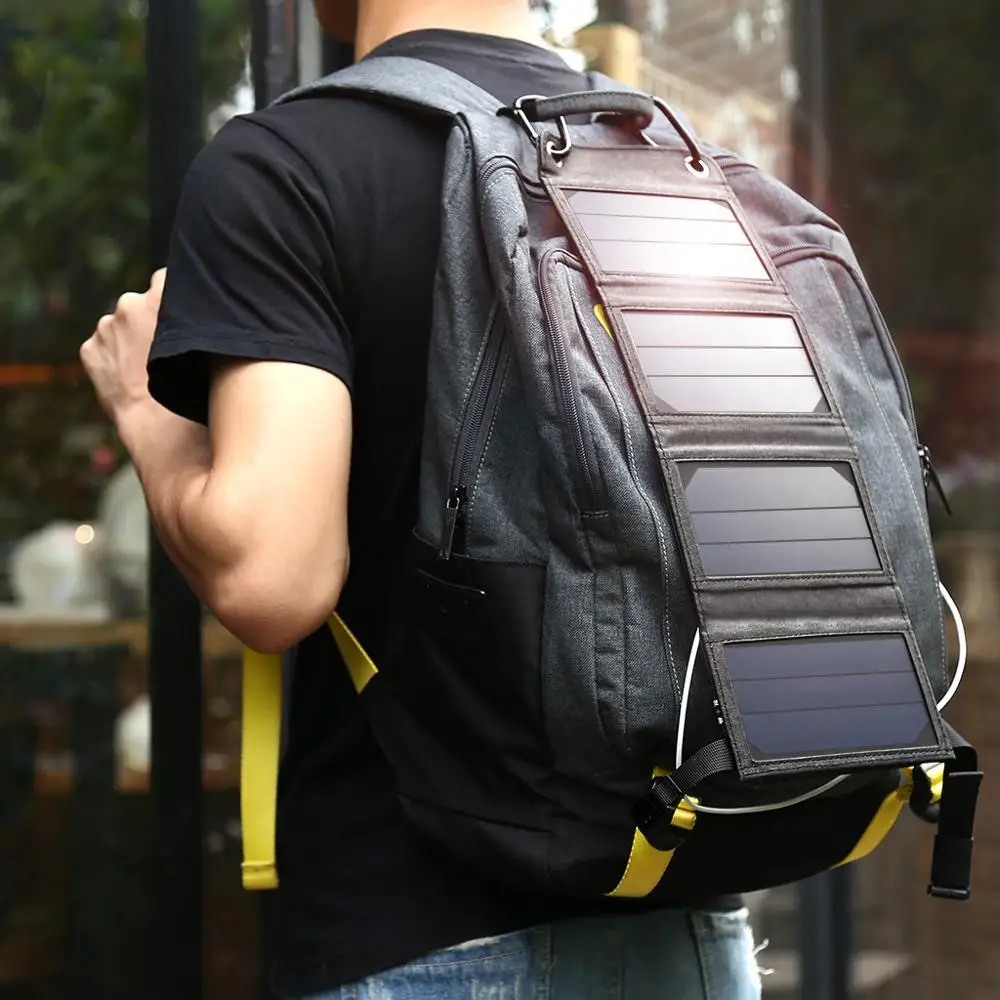 Suaoki Солнечная Панель зарядное устройство 7 Вт портативная складная солнечная