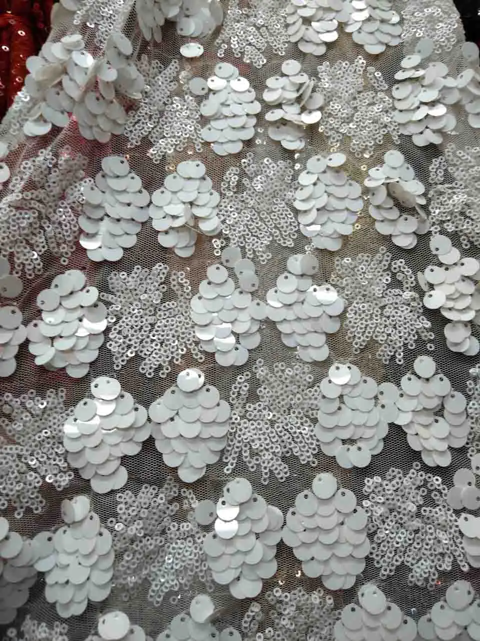 Новые блестки Африканское высококачественное Сетчатое кружево французская