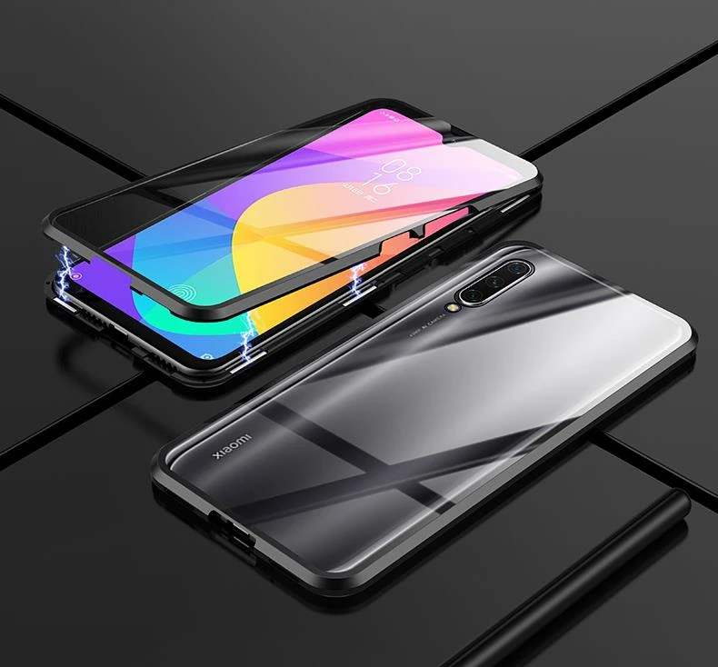 Защитный чехол с двойным закаленным стеклом для Xiaomi Mi A3 10 9 Lite CC9 Mi9T Pro
