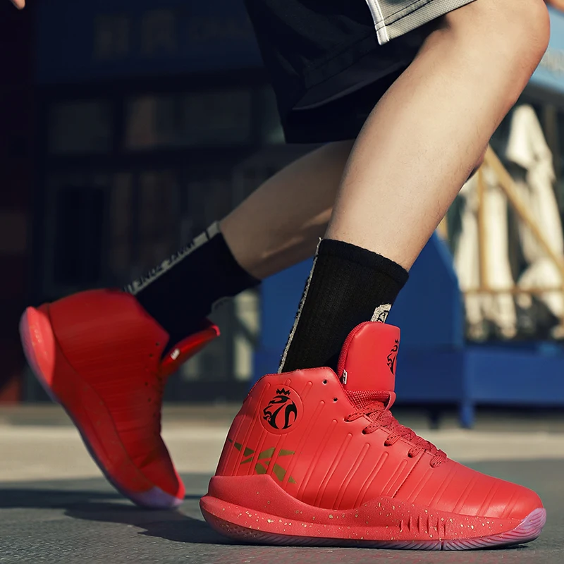 Новая Баскетбольная обувь для мужчин и женщин мужские ретро кроссовки