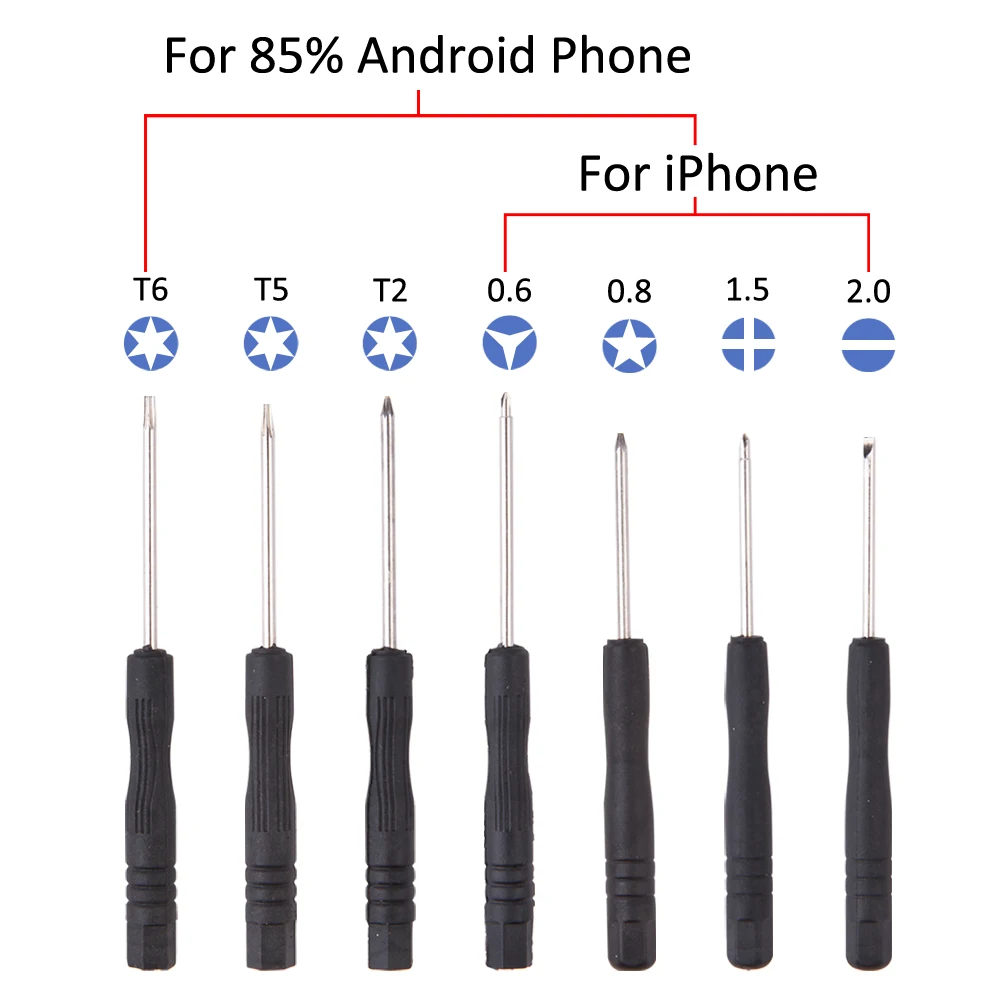 opening pry mobile phone repair tool sets kit screwdriver set for iphone samsung huawei xiaomi redmi meizu android smartphone free global shipping
