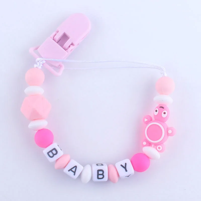 Пользовательские младенческой персонализированные имя соски зажимы