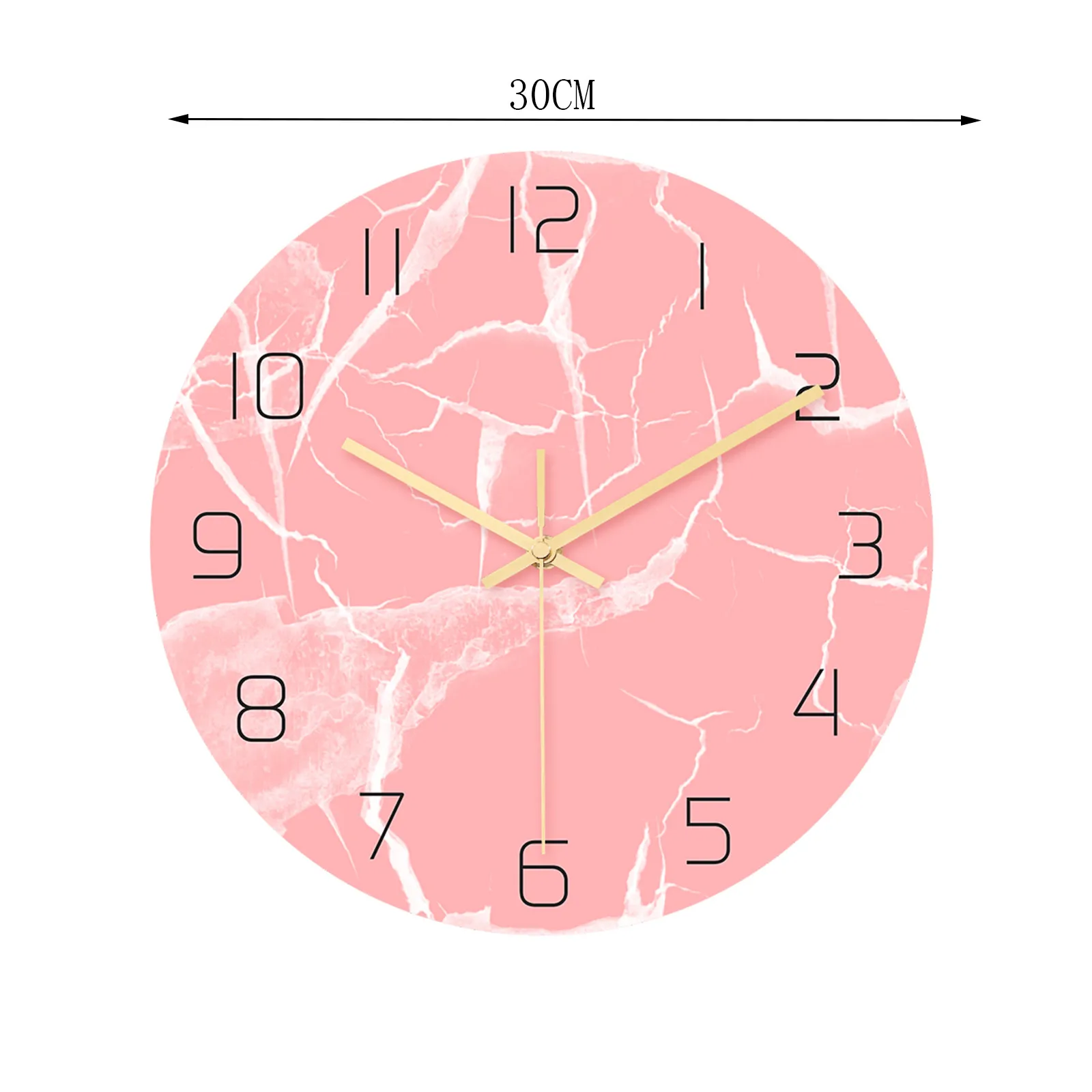 

Creative Pattern Stone Wall Clock Acrylic Living Room Decoration decoracin de habitacin