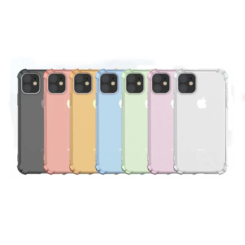 Противоударный чехол подушка безопасности для iphone 11 Rro Max Xr Xs X + 7 8 6 6S Plus мягкие