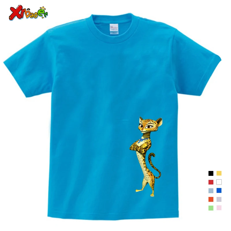 Детская летняя одежда для девочек милая забавная футболка с мультяшным