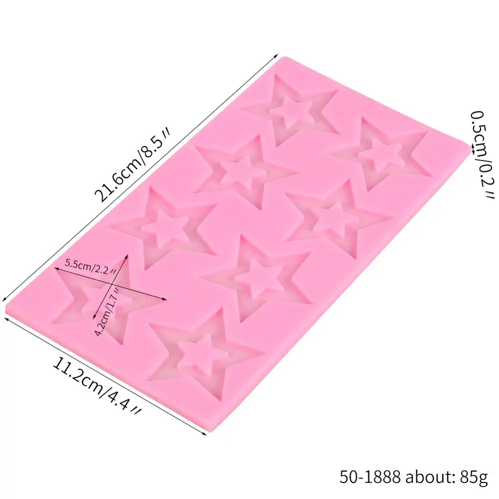 Силиконовая форма для торта в виде пятиконечной звезды инструменты украшения