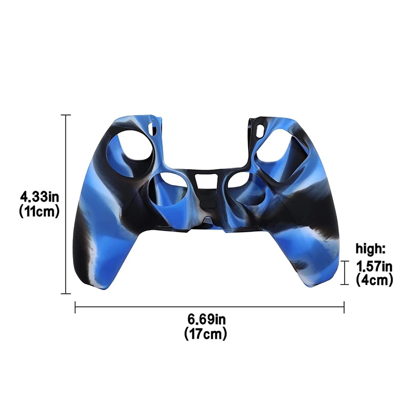 

Controller Skin Cover Camouflage Handle Silicone Cover, Non-Slip Handle Cover Suitable for PS5,Protects Dust,Scratches