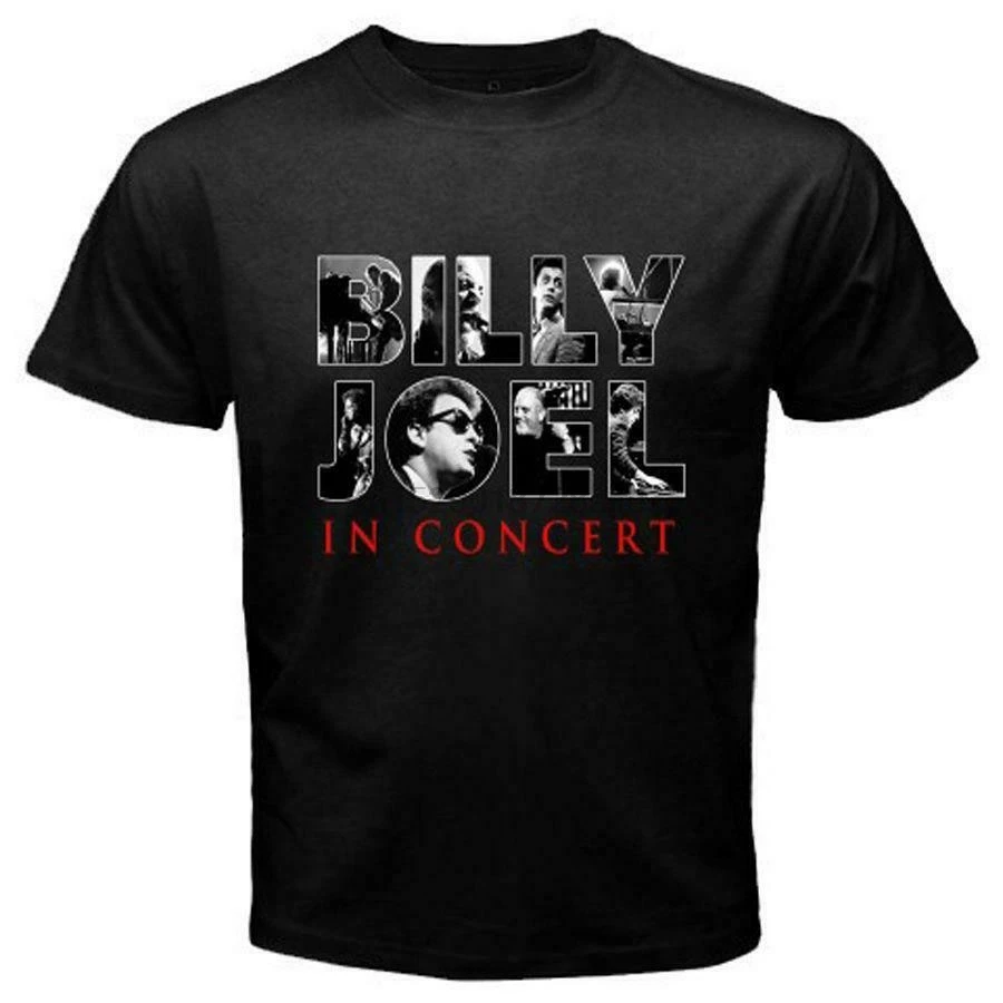 Новинка футболка BILLY JOEL IN CONCERT MUSIC LEGEND Размеры S 3XL размер США EN1| |
