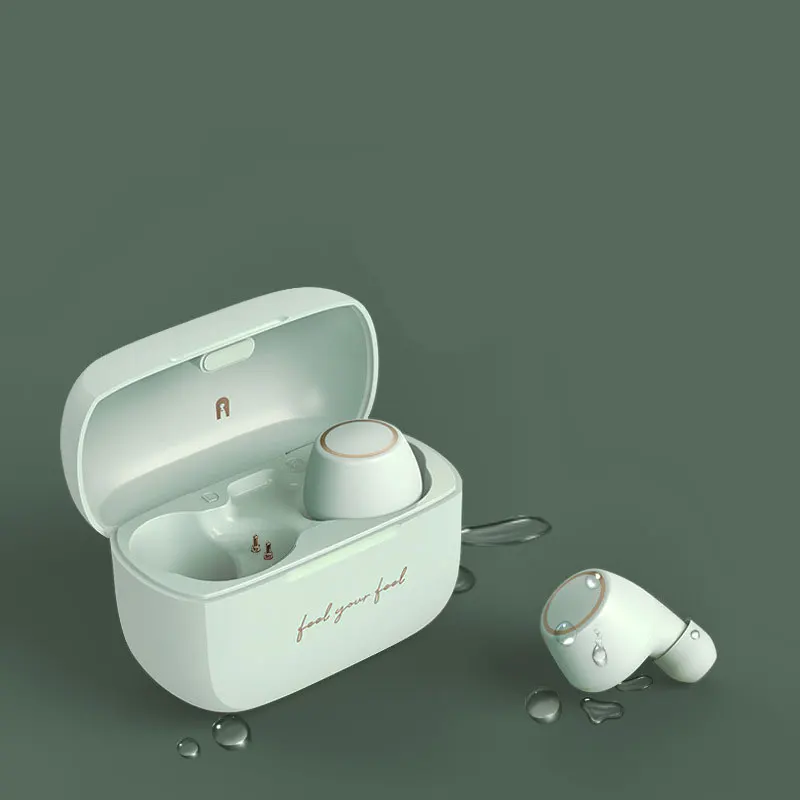 Женская беспроводная гарнитура Maoxin Bluetooth 5 0 мини-гарнитура TWS с двумя ручками