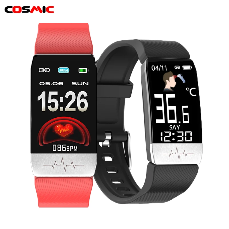 

Smart Watch T1s Temperature Men Smartwatch Waterproof Heart Rate Body Temperature Watch Bluetooth Smart Watch Android Sport