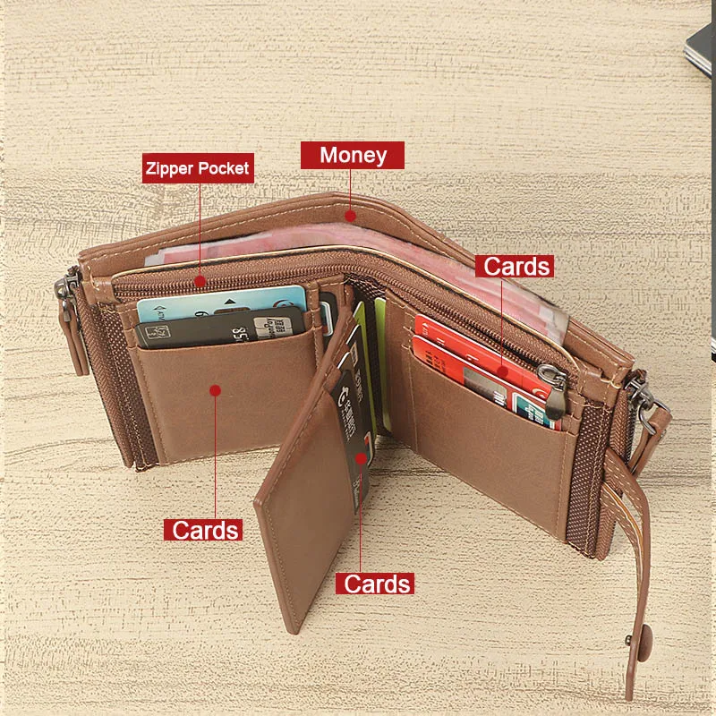 Мужской кошелек для монет короткие мужские кошельки мягкий женский на молнии с