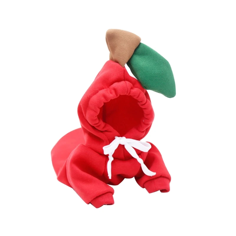 

Dog Winter Warm Clothes Cute Plush Coat Hoodies for Bulldog Pet Costume Jacket K3NA