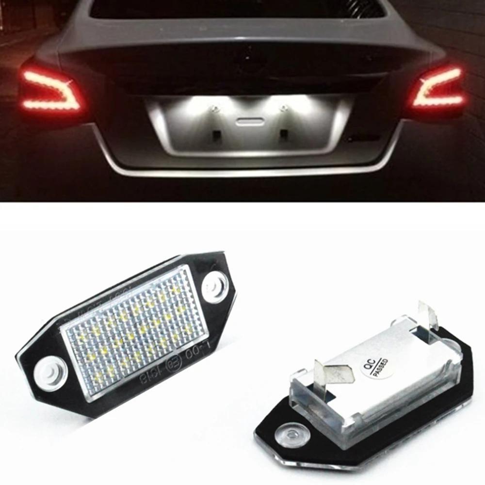 

For Ford Mondeo 3 MK3 B4Y B5Y 2000 2001 2002 2003 2004 2005 2006 2007 LED 12V Car License Plate Light Auto Warning Lamp Canbus