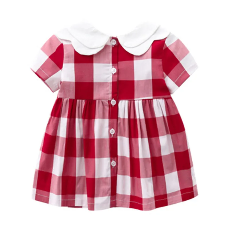 

Baby Girl Clothes Summer Embroidery Dresses with Headwear Infant Girls Christening Baptism Cotton Frocks 1st 2nd Birthday Outfit