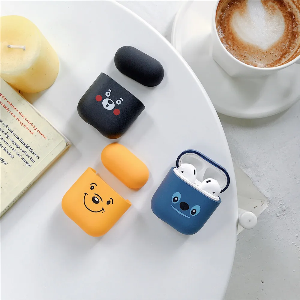 Милый мультфильм беспроводные наушники mate чехол для Apple AirPods 2 зарядки наушники Scurb чехол для Airpods защитный чехол