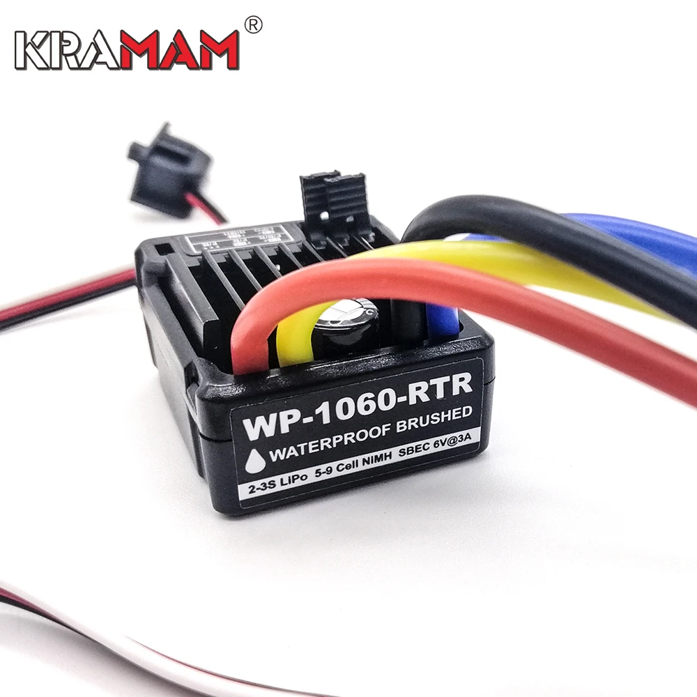 

1060 щетка ESC 60A водонепроницаемый ESC RTR HSP альпинистская модель автомобиля модель корабля щетка ESC