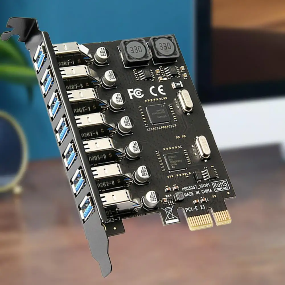 usb pcie адаптер 7 портов usb 3 концентр