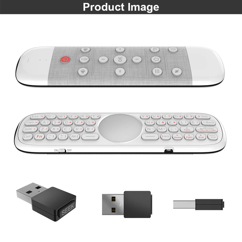Пульт ДУ W2 Air Mouse H96 MAX X96 Max 2 4 ГГц с микрофоном и гироскопом | Электроника