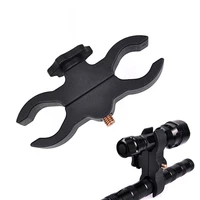 black flashlight clip tactical accessories outdoor accessories pipe clamp mountain bike headlight bracket flashlight clip
