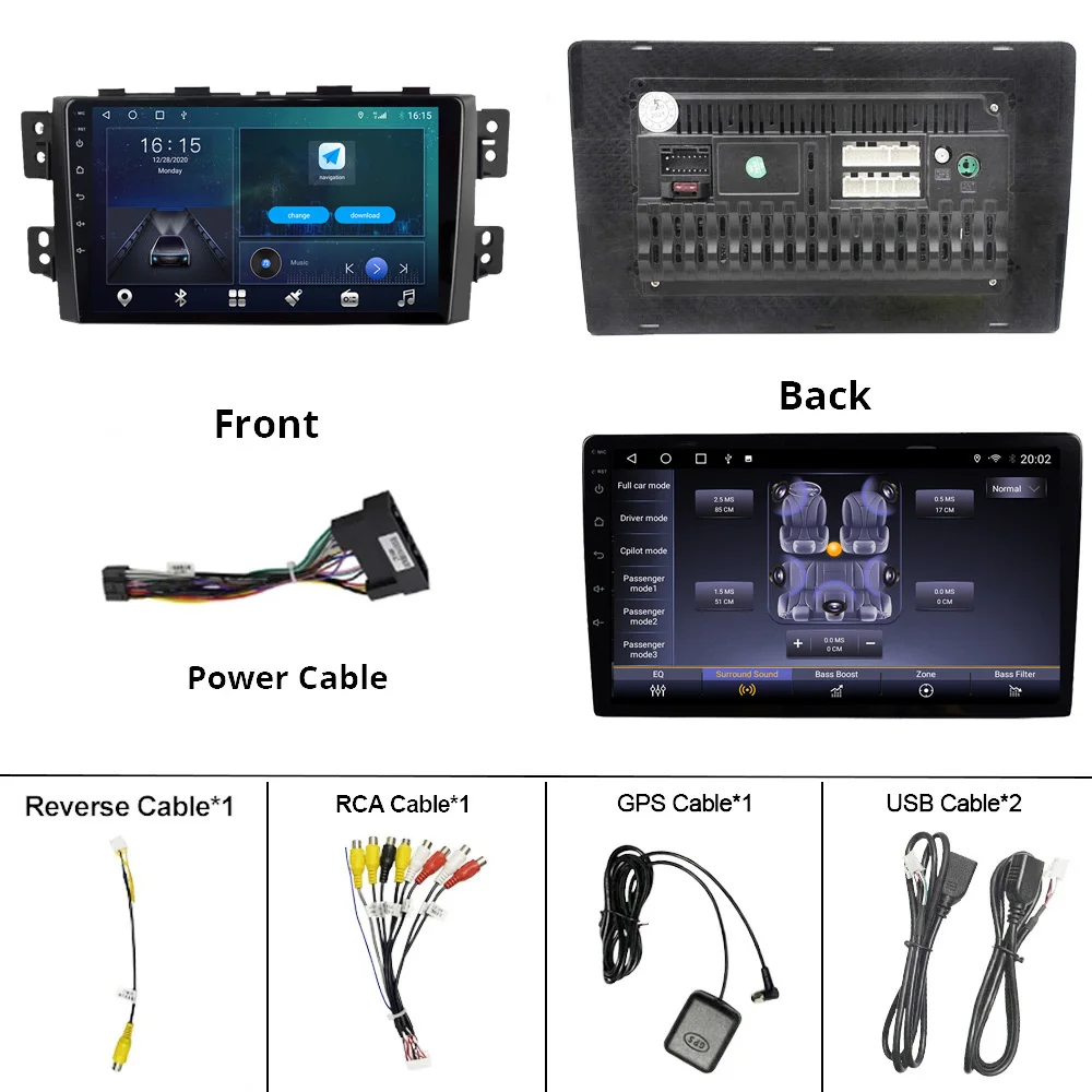 

2DIN Android10.0 Car Radio For Kia Borrego Mohave 2008-2012 Auto Radio GPS Navigation Car Multimedia Player DSP Stereo Receiver