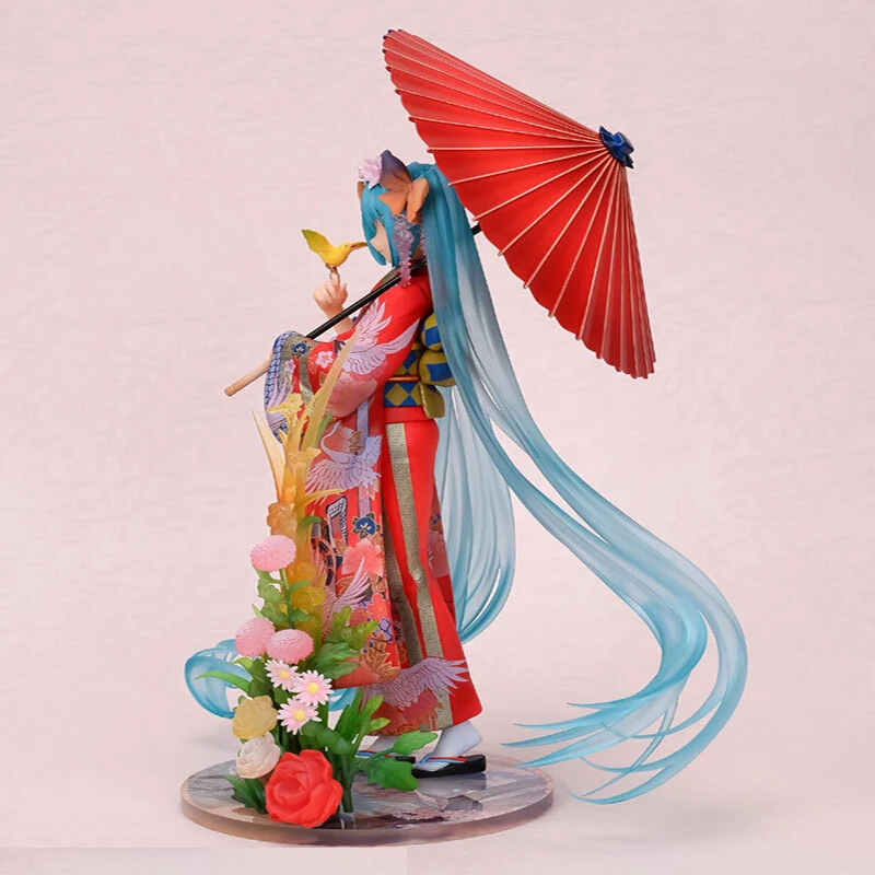 Аниме модель Hatsune Miku кимоно экшн фигурка из ПВХ кукла украшение игрушка подарок