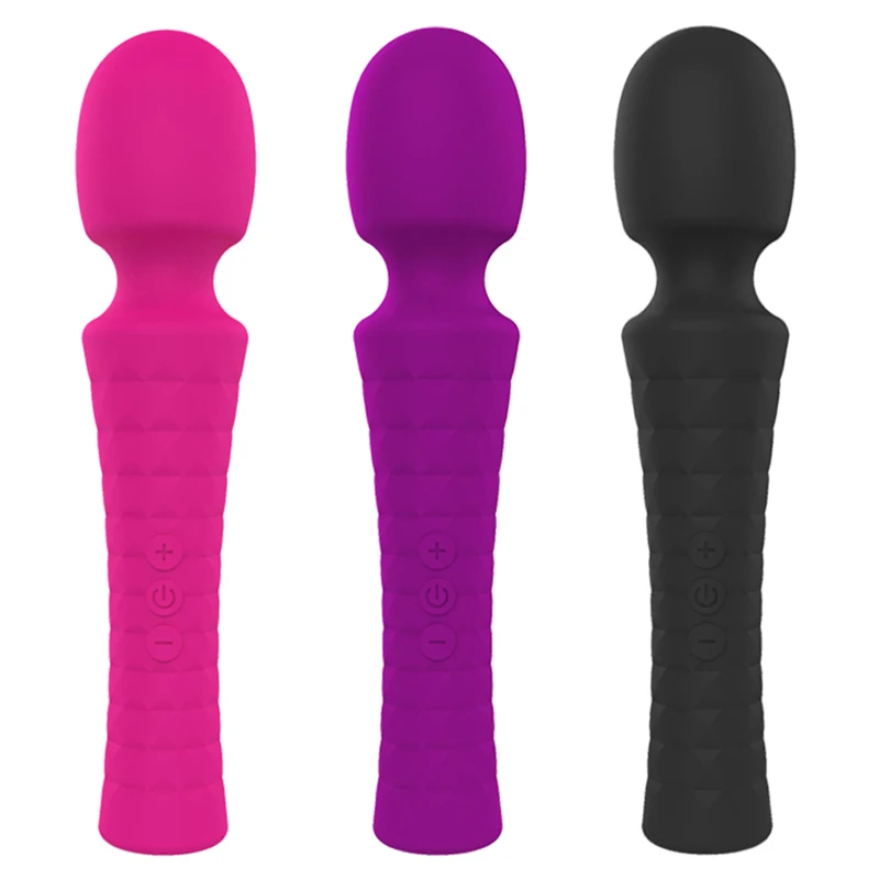Вибрирующая Массажная палочка Av с клейким магнитом зарядка 8 частоты 5 скоростей