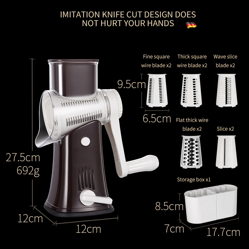 

Multifunctional Vegetable Cutter 12 In 1 Slicer Fruit Potato Peeler Carrot Grater Kitchen Accessories Vegetable Slicer