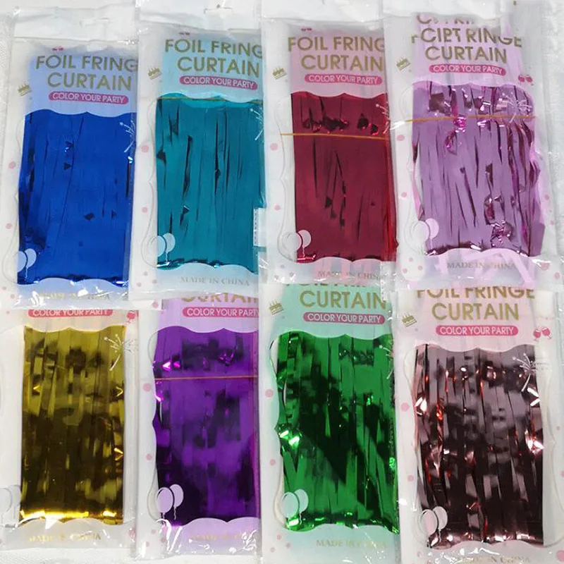 10 упак./лот занавес дождя 1*2 м аксессуары для вечеринки дня рождения Хэллоуин фон