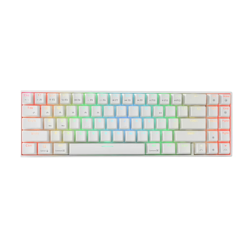 Механическая клавиатура Royal Kludge RK71 игровая Bluetooth RGB 71 клавиши одна рука для